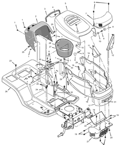 Part Location Diagram of 094458E700 Murray Panel, Right Side